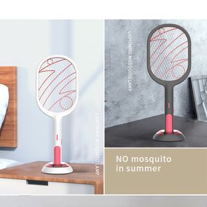 Other Home Garden 3000V Electric Insect Racket Swatter Zapper USB 1200mAh Rechargeable Mosquito Swatter Kill Fly Bug Zapper Killer Trap 230526