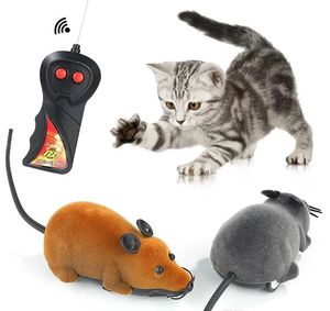 Funny Cat Toy Toy Mouse sem fio Controle remoto Simulação Mouse Electric Pet Toy Toy Toys for Kids Toys