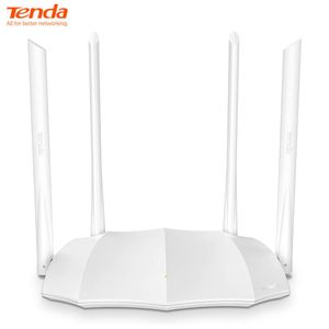 Routers Tenda AC5S Dual Band 2.4G 5GHz 1167Mbps Wireless WiFi Router AC1200 Home Extender Repeater With 4 High Gain Antennas Wider Range