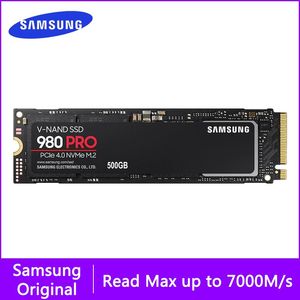 Sürücüler Samsung 980 Pro NVME M.2 SSD Sabit Disk 500GB Dahili Katı Duran Sürücüsü 1 TB PCIE 4.0 NVME M.2 Pen Drive 2TB 250GB Dizüstü bilgisayar için