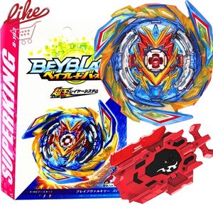 Spinning Top Laike Superking B-163 Brave Valkyrie Spinning Top B163 Bey med Launcher Box Set Toys for Children 230526