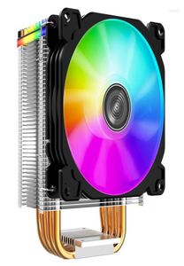 ファンの冷却Jonsbo CR1000 GT RGB Plus CPU Cooler 4 Heatpipe Tower Cooling Fan PWM 4PIN 5V 3PIN ARGB for LGA 775 115X AMD AM4 4580703