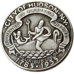 1935 Hudson Half Dollar Srebrne kopie monety