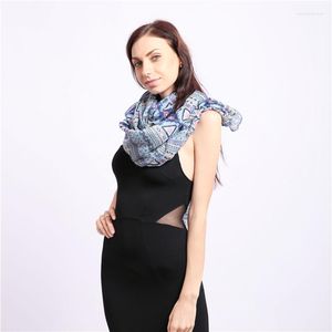 Шарфы легкие веса элегантная геометрия дизайн дизайн шарф легкая обертка летняя одежда 2023