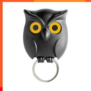 New Cute Cartoon Animals Shape Magnetic Key Ring Hook Wall Hanger Owl Rabbit Bear Keyring Keychains Holder Home Car Decoration