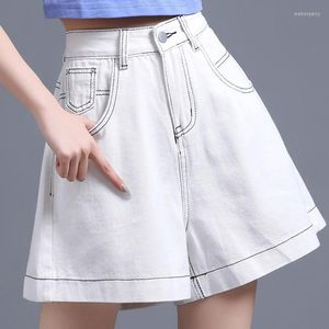 Kvinnors jeans kvinnors denim shorts kvinnor kläder byxor pant grejer kjol koreansk stil 2023 höstkorea damer hanbok