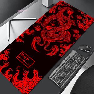 Parti Japanses Style Dragon 80x30cm Xl Lockedge Grande tappetino per mouse da gioco Antiscivolo Computer Gamer Tappetino per mouse Tappetini per mouse da scrivania per tappetino da scrivania per PC