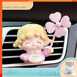 Ny Universal Car Gentle Cartoon Doll Decoration Aromatherapy älskvärt luftuttag Aromaterapibiltillbehör Söt söta