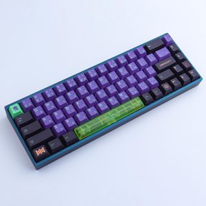 Tillbehör GMK EVA KeyCaps Cherry Profile PBT Dyesub 134 Keys KeyCap för Cherry MX Switch Mekanisk tangentbord Personlig tangentlock