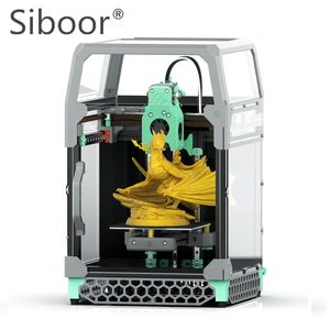 Skrivare CNVORON V0.1 3D -skrivarpaket med sluten panel Desktop FDM Corexy Youth 3D Printer Diy Scatter V6 Hotend Fullet Printers Kits