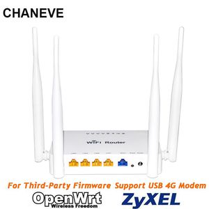 Router Chaneve 802.11n 300mbit/s Wireless WiFi -Router MT7620N Chipsatz Support Padavan/Omni II/OpenWrt/OS Firmware für 3G 4G USB -Modem