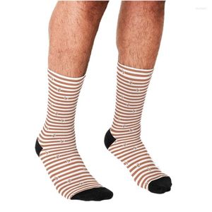 Men's Socks Men's Funny Ant Stripes Printed Harajuku Men Happy Hip Hop Novelty Cute Boys Crew Casual Crazy For