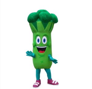Traje de mascote novo de alta qualidade Bruce Broccoli Mascot Costume personalizado fantasia de fantasia mascotte para o evento de festa de Halloween
