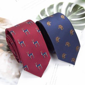 Bow Ties Mężczyźni krawat jacquard moda krawat dla kreskówek kreskówka kreskówka