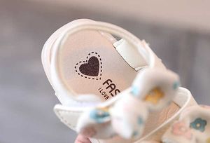 Sandals Baby Girl Shoes Flat Heels Kids Princess Shoes Summer Cute Print Toddler Girl Sandals