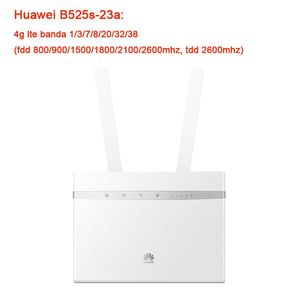 Маршрутизаторы разблокировали Huawei B525S23A 300 Мбит / с 4G LTE Advanced Cat6 беспроводной AC 1000M LAN Wi -Fi Router Бесплатный 2pcs Antenna