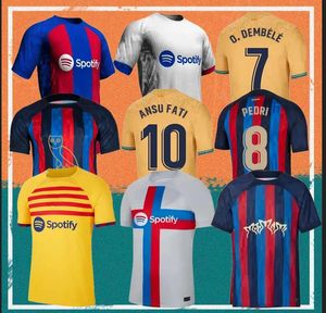 2023-24 Fußballtrikots, individuelle thailändische Qualität, entwerfen Sie Ihre eigene Fußballbekleidung. LEWANDOWSKI GAVI FERRAN camiseta de futbol ROSALIA ANSU FATI RAPHINHA PEDRI