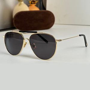 0995 Metal Gold Smoke Pilot Mens Mens Sunglasses Designers Sunglasses Sunnies Gafas de Sol Sonnenbrille Shades UV400 Eyewear com caixa