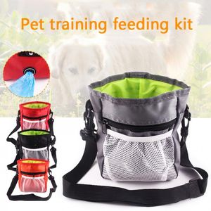 Dog Car Seat Covers Pet Training Pack Snack Wrap Household Oxford Fanny Portable 2-In-1 Foldable Food Poop Bag Cat Supplies