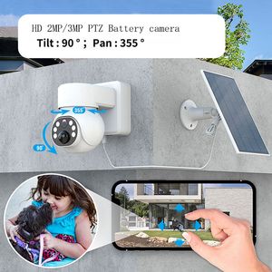 1080p HD 2MP 3MP CCTV kamera Słoneczna Zasilanie Bezpieczeństwo Bezpieczeństwo Bezpieczeństwo Outdoor Indoor dla domów Kamera Wi -Fi bezprzewodowa kamera karty SIM 4G