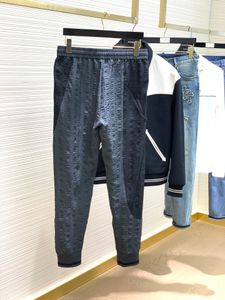 LOW WE casual pants Designers men's Women's luxury Brand logo coco rush pearl flashing flare tide pants fleece