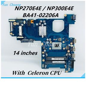 Moderkort BA4102206A Mainboard för SAMSUNG NP270E4E NP300E4E LAPTOP MODORBOD 14 tum endast med Celeron CPU DDR3 HM70 100% Testarbete