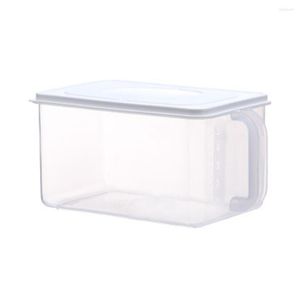 Storage Bottles 6 2L Plastic Refrigerator Box Food Keeping Fresh Organizer Fruit Home Kitchen Container