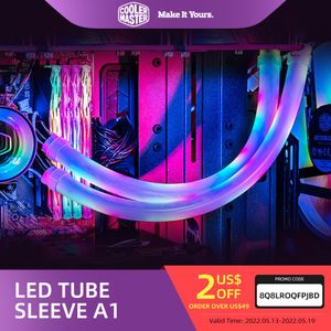 Soğutma CoolerMaster LED Tüplü Kılıf A1 ARGB Yumuşak Tüp CPU Sıvı Soğutucu Anakart Kontrollü Asus Aura Aura RGB MSI Gigabayt RGB