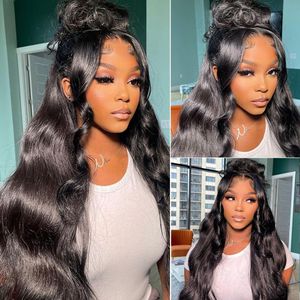13x4 Body Wave Lace Front Wig For Women 30 40 Inch 13x6 Lace Frontal Human Hair Wigs 360 Hd Transparent Full Lace Pre Plucked