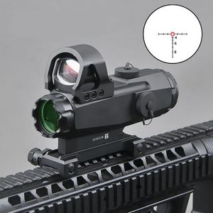 Новая марка 4 высокая точность многоразмерная винтовка HAMR 4x24mm Magnifier Magnifier Hybrids Hybrids