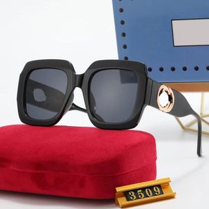 Luksusowe markowe okulary przeciwsłoneczne Designerskie okulary przeciwsłoneczne Wysokiej jakości okulary damskie Męskie Okulary damskie Odważna ramka pokazuje małą twarz