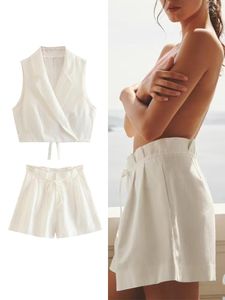Moda feminina Moda Women Solid Solid Setes Short Sets 2023 Jaqueta de verão com fatos básicos causais de lace A-Line Trouser