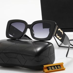 designer sunglasses for women channel mens sunglasses with wide eyeglass with taping square frame summer polarized sun glasses with box