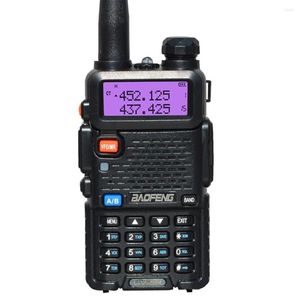 Walkie talkie original baofeng uv5r 10 km cb skinka radiostation tvåvägs amatör vhf kraftfull 8W UV-5R walkie-talkie jaktradio