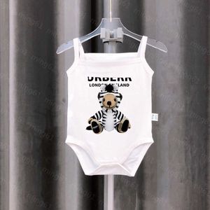 23SS Yenidoğan Onesie Tasarımcı Bebek Giysileri Yeni Bebek Giysileri Bebek Askı Çanta Butt Takım Takım Hayvan Logosu Baskı Tırmanma Takım Tek Parçalı HA Giysileri Yenidoğan Giysileri