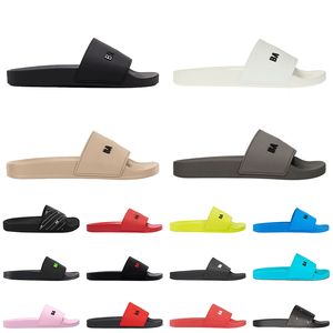 balencaiga balencaigas balenciagas pool slide triple s retro paris 22SS Top Pool Slide Männer Frauen Designer Slipper Paar weiche Slides Massage Pantoufle Sandalen Schuhe 【code ：L】