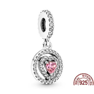 Charms 925 Sterling Sier Pink Car Travel Bag Beads Cuffie Cherry Ciondola Charm Fit Original Pandora Bracciale Gioielli Regalo Drop De Dhv5F