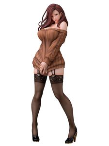 Funny Toys 28CM Anime Daiki Kogyo Non Oda Illustration Shiho Kujo Brown Hair Ver PVC Action Figure Japanese Anime Sexy Figure Mo