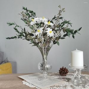 結婚式の装飾のための花瓶の花瓶センターピースガラスモダンテーブルテラリウムコンテナデスクトップ植物