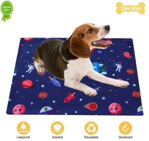 New Dropshipping Waterproof Reusable Dog Bed Mats Dog Urine Pad Puppy Pee Fast Absorbing Pad Rug for Pet Training Car Sofa Mat