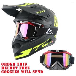 Motorcycle Helmets 1pcs TORC T32 Professional Cross Helmet DOT ATV ECE Approved Off Road Motorbike With Goggles