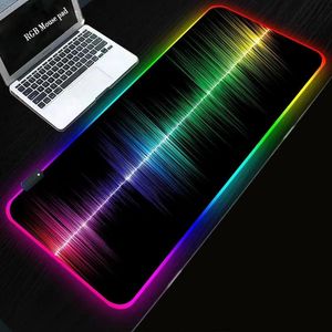 Kuddar LED Light Desk Mat XXL Computer Mousepad World Map 80x30 90x40cm Backlight Keyboard Cover Tangentbord Mause Gaming Mouse Pad RGB