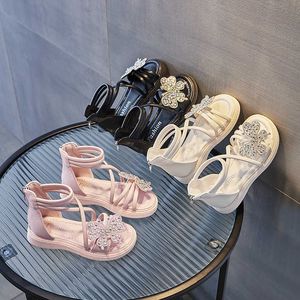Sandálias novas sandálias de garotas shiestone sapatos de princesa sandálias infantis de areia sapatos de praia moda sandálias infantis