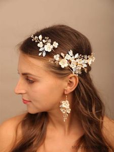 Altro fiore di cristallo abito da sposa per capelli copricapo da sposa fasce per spose gioielli per capelli da sposa da donna festa da ballo diademi