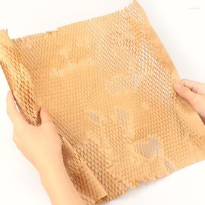 Decoração de casamento de embrulho de presente 5pcs honeycomb paper
