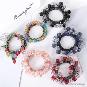 Other New Pearl Hair Ties Scrunchies Crystal Elastic Hairband Hair Rope Ponytail Holders Rubber Hair For Women
