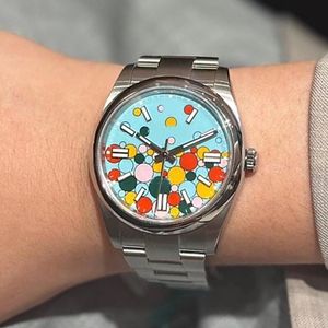 Data do designer Dhgate relógio para homens e mulheres 36 mm movimento de quartzo tipo ostra caixa de aço inoxidável safira Relógios de pulso Relógios De Luxe