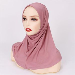 Lenços chegada colorida moda de turbante reta de retalhos de retalhos hijab muçulmana feminina banquet festa