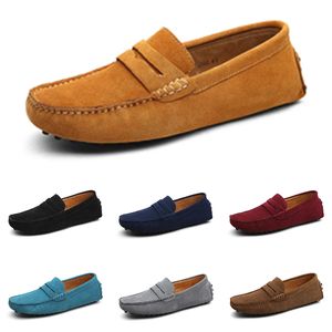 Scarpe casual da uomo Nero Marrone Rosso Arancione Verde scuro Blu Grigio Scarpe da ginnastica da uomo Sneakers sportive da esterno color10