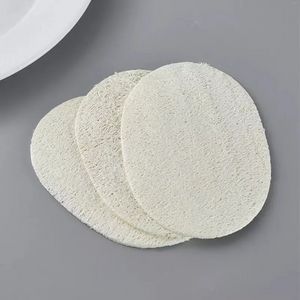 100st Natural Loofah Sponge Bath Shower Body Exfoliators Pads With Hanging Cotton Rope Hushåll E0529